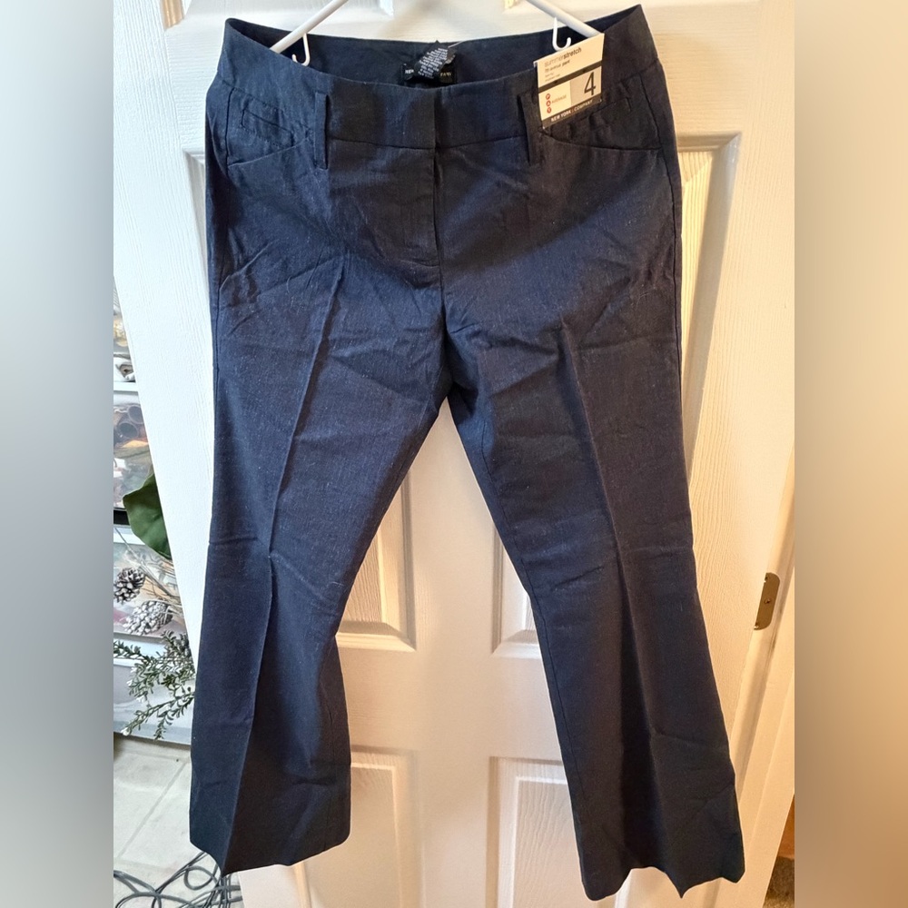 New York & Company Navy Blue Trousers